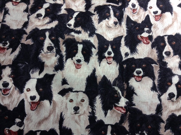 Border Collies and Sheep Half Hostess Apron